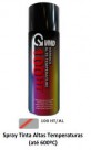 Spray Tinta Alta Temperaturas (até 600 ºC) 400 Ml - Preto 100HT